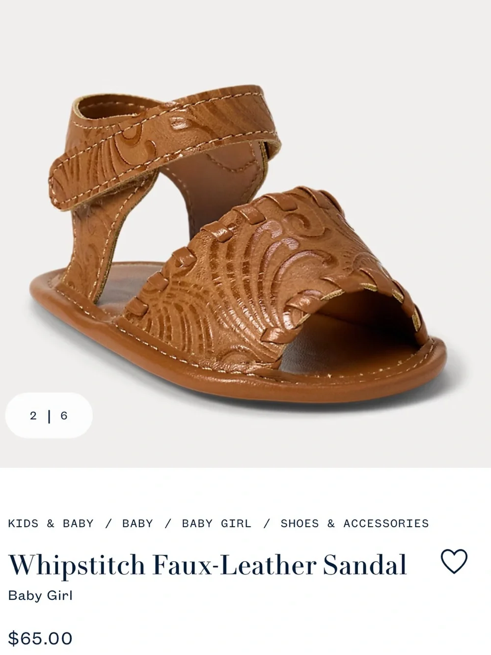 Ralph Lauren stylish embossed